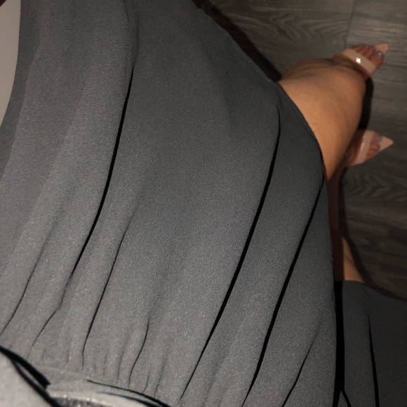 Black open back romper - Picture 5 of 5